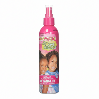 African Pride Dream Kids olive miracle instant moisturizing detangler 8oz for tangle free shiny and soft kids hair care