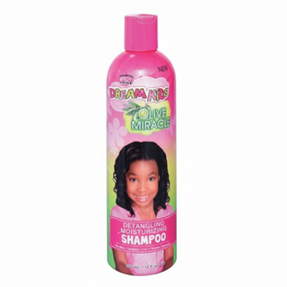 African Pride Dream Kids olive miracle detangling moisturizing shampoo 12oz for gentle cleanse and tangle free kids hair care