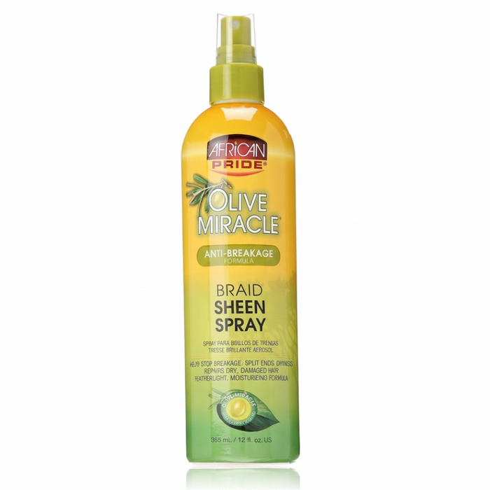 African Pride Olive Miracle Braid Spray brillant 355 ml/12 oz