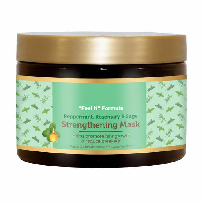 African Pride Peppermint Rosemary Sage Mask 340g | Strengthen & Repair Hair Care