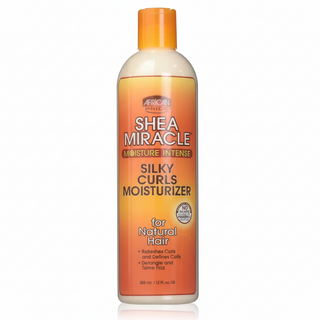 African Pride Shea Butter Miracle silky hair moisturizer 355ml for hydrating defining and smoothing textured hair
