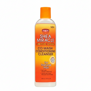 African Pride Shea Miracle co wash conditioning cleanser 12oz for moisturizing and detangling textured hair