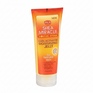 African Pride Shea Miracle curl activator jelly for hydrated defined frizz-free soft shiny healthy-looking natural curls