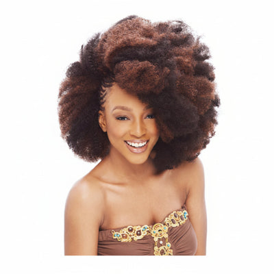 aftress afro kinky bulk 24 inch synthetic textured braiding hair for crochet braids twists natural afro style protective hairstyles