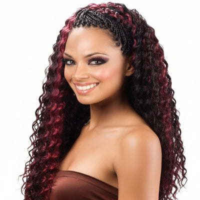 aftress deep twist braid synthetic curly hair extensions for crochet braids twists protective styling natural looking voluminous curls