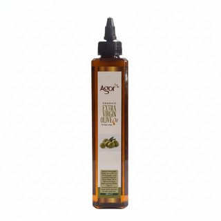 Agor Organic Extra Virgin Olive Oil For Hair & Body 250ml | Cold Pressed Oil for Hair & Skin