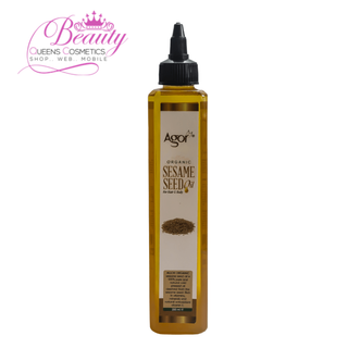 Agor Organic Sesame Seed Oil 250ml | Hair Growth, Skin Hydration & Anti-Grey Hair