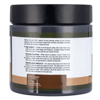 agor natural dead sea mud mask 250g deep cleansing acne treatment mineral face mask for pores purification and clearer skin care