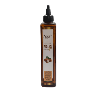 agor organic argan oil 250ml cold pressed natural hair skin and face moisturizing oil for hydration shine and smooth care