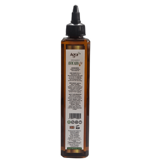 agor organic avocado oil 250ml cold pressed natural hair and body oil for hydration growth and skin care nourishment