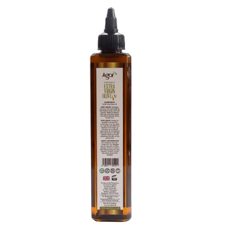 agor organic extra virgin olive oil 250ml cold pressed natural hair and skin moisturizing oil for hydration shine and care