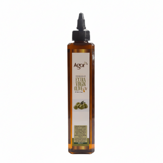 agor organic extra virgin olive oil 250ml cold pressed natural hair and skin moisturizing oil for hydration shine and care
