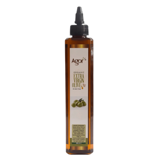 agor organic extra virgin olive oil for hair and body hydration soft smooth glowing skin 250ml