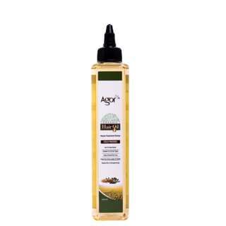agor organic cold pressed hair oil 250ml repair strengthen and stimulate hair growth natural scalp nourishing oil for healthy hair care