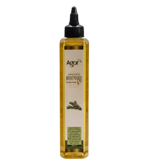 agor organic rosemary oil for hair growth scalp care hair fall control and skin nourishment 250ml