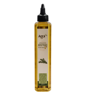agor organic rosemary oil 250ml natural hair and body oil for scalp nourishment hair growth and skin rejuvenation
