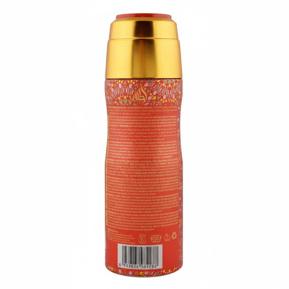 Ajwad Pink body spray 200ml sweet fruity floral musky unisex perfume by Lattafa
