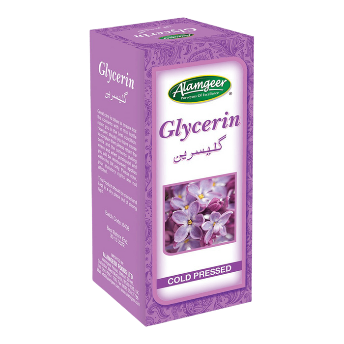 Alamgeer Glycerin 100ml | Pure Moisturizing Skin & Hair Care Oil