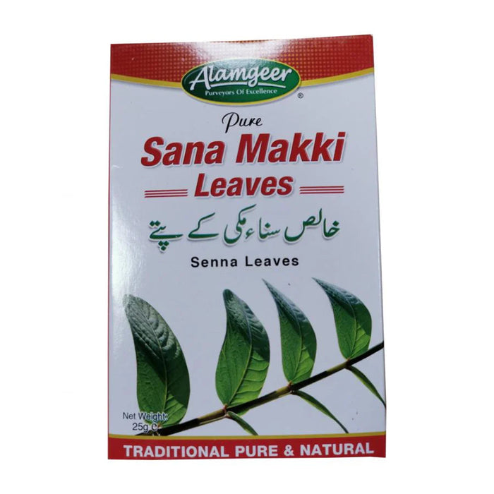 Alamgeer Sana Makki leaves 25g herbal senna for digestion and natural cleanse