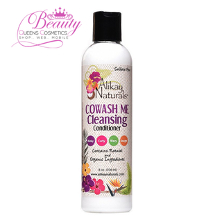 Alikay Naturals Co-Wash Me Cleansing Conditioner 8oz | Gentle 2-in-1 Hair Cleanser