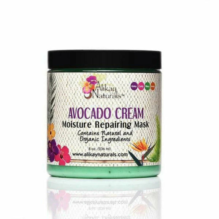 Alikay Naturals Avocado Cream Moisture Repair Mask 8oz | Deep Repair & Hydration