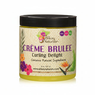 alikay naturals creme brulee curling delight 8oz for curl definition hydration shine and frizz control