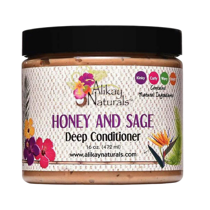Alikay Naturals Revitalisant profond au miel et à la sauge 8oz/227ml