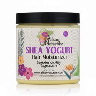 alikay naturals shea yogurt hair moisturizer 7oz for hydrating nourishing dry curls frizz control