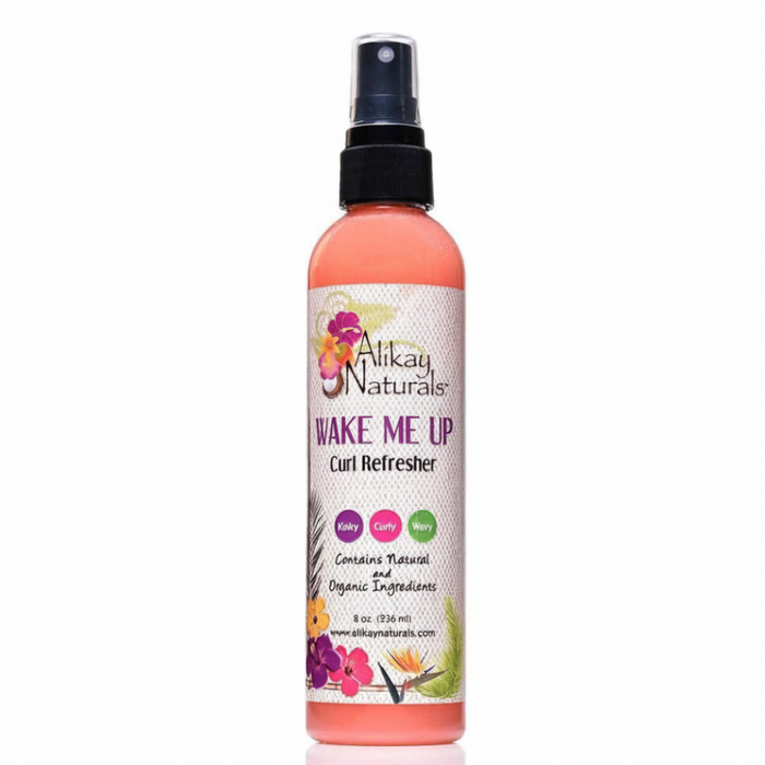 alikay naturals wake me up curl refresher 8oz for refreshing defining curls and frizz control
