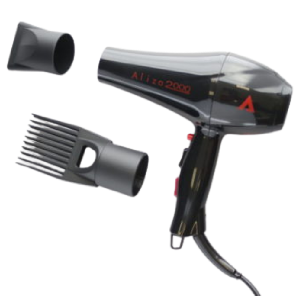 Aliza ionic hairdryer reduces frizz and dries hair fast for smooth shiny finish