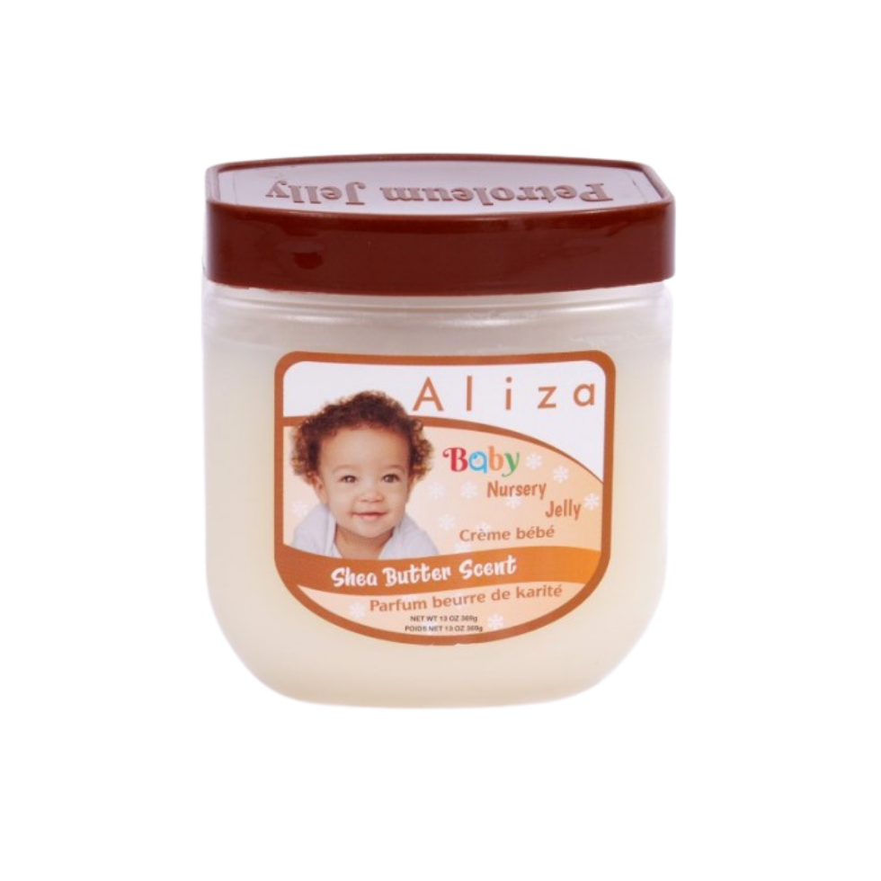 Aliza shea butter nursery jelly moisturizes and protects dry skin for smooth softness