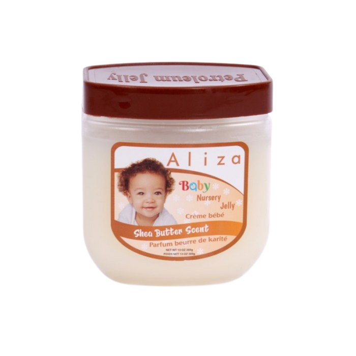 Aliza shea butter nursery jelly moisturizes and protects dry skin for smooth softness