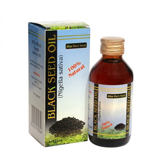 Aliza black seed oil nourishes hair and skin for shine softness and healthy glow