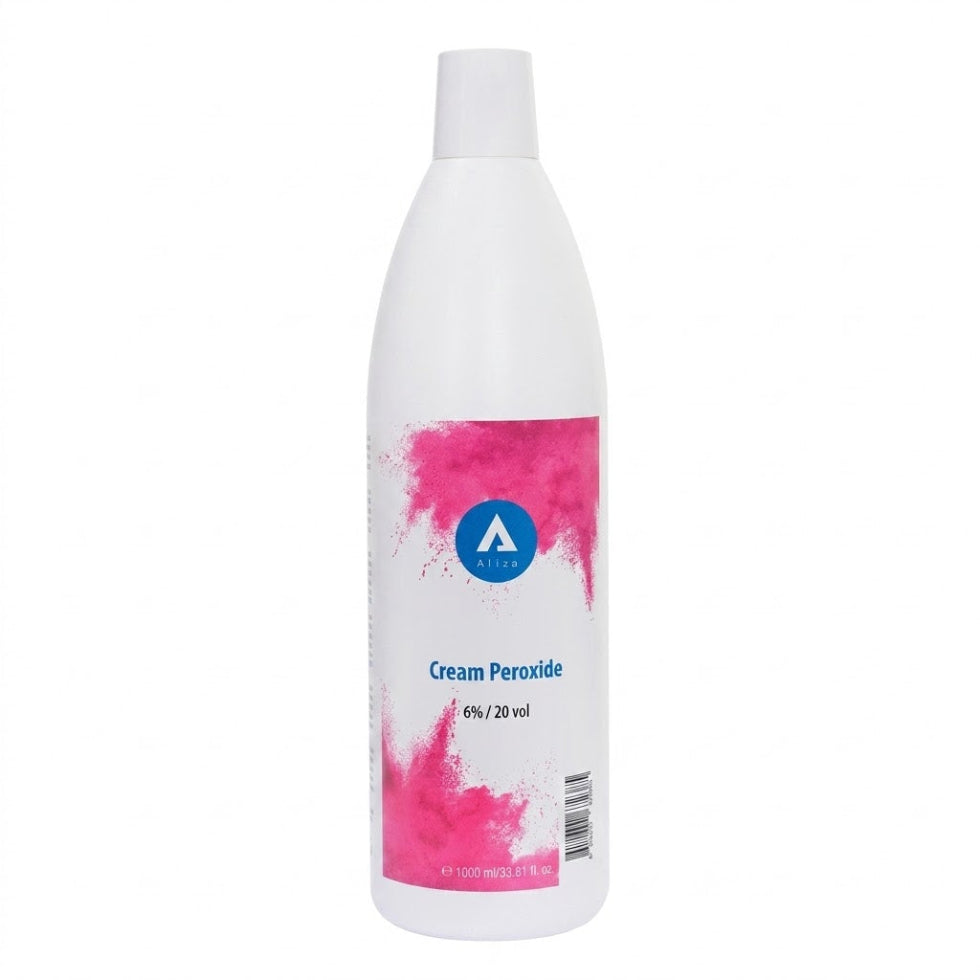 Aliza cream peroxide 6% 20 vol 1000ml hair developer for color and gentle lightening