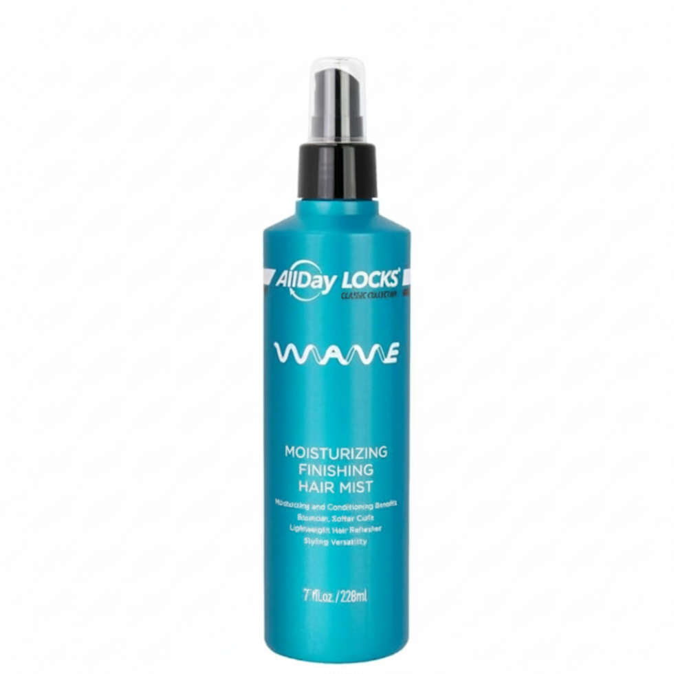AllDay Locks wave moisturizing hair mist 7.7oz shine hydration spray curl refresh frizz control lightweight hair mist