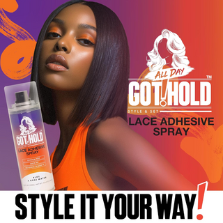 all day got hold lace adhesive spray strong hold wig glue quick dry no residue 100ml