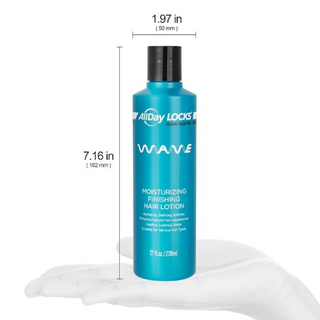 Allday locks wave moisturizing hair lotion 7.7oz curl definer hydration cream frizz control