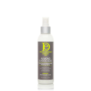 almond avocado anti frizz moisturizing finishing spray for smooth shiny frizz free soft hair long lasting hold