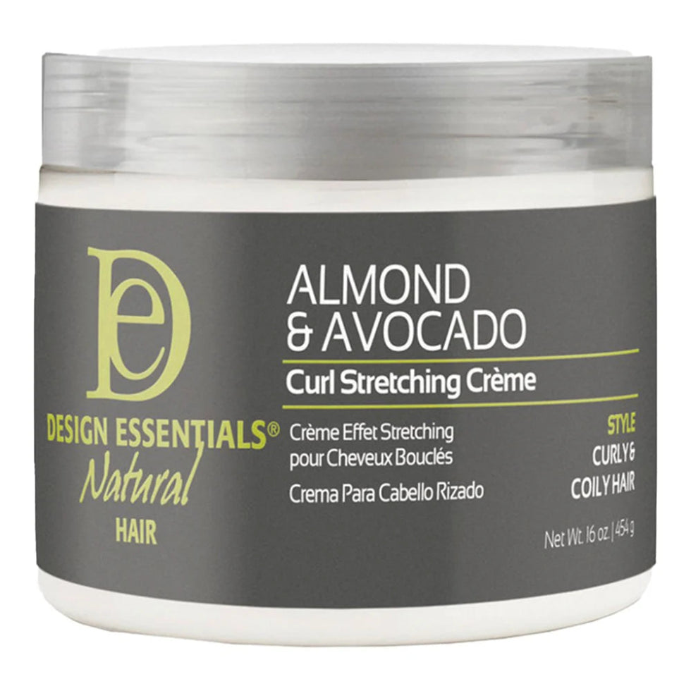almond avocado hair styling cream for moisturizing defining curls soft smooth frizz free shiny hair