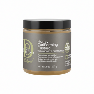 almond avocado honey curl forming custard 8oz for defined frizz free soft shiny moisturized curls flexible hold