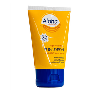 aloha spf30 travel sun lotion 50ml uva uvb protection lightweight hydrating sunscreen non greasy sun cream travel size sun protection skin care product