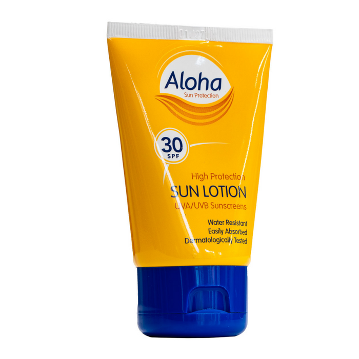 aloha spf30 travel sun lotion 50ml uva uvb protection lightweight hydrating sunscreen non greasy sun cream travel size sun protection skin care product