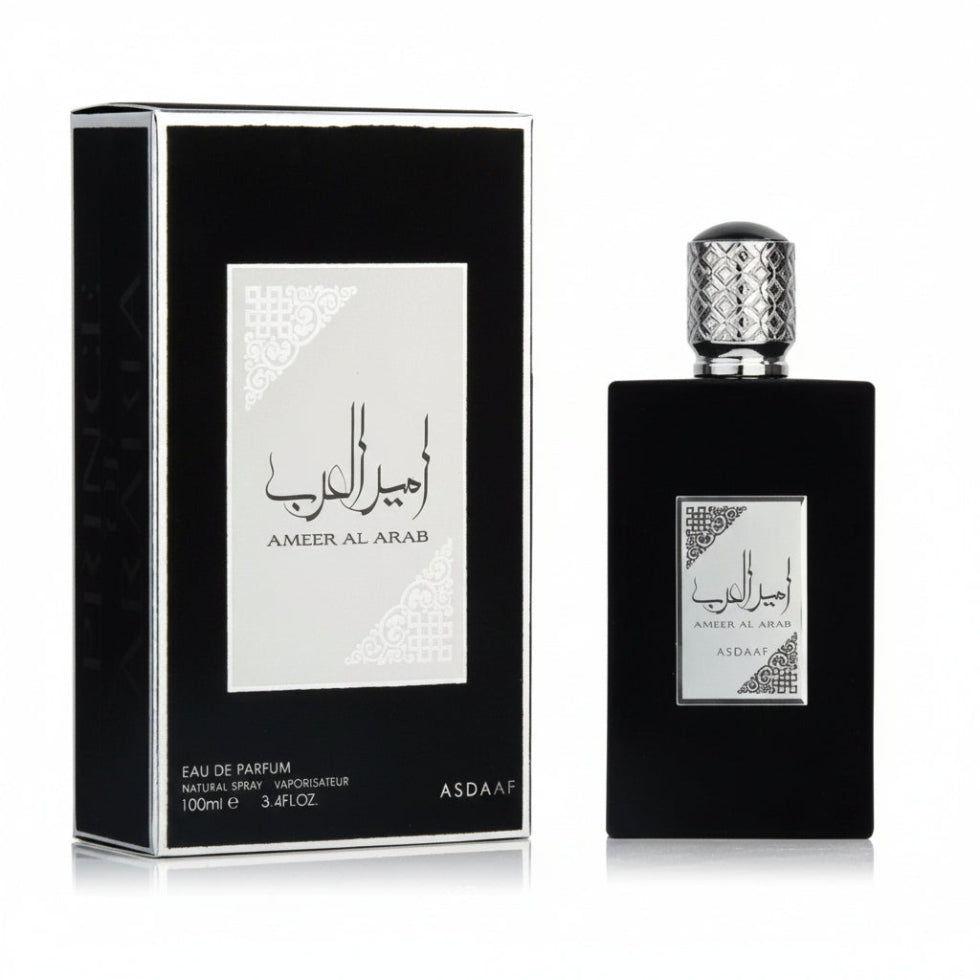 ameerat al arab black 100ml edp oriental woody musky arabian perfume bottle for men and women luxury fragrance