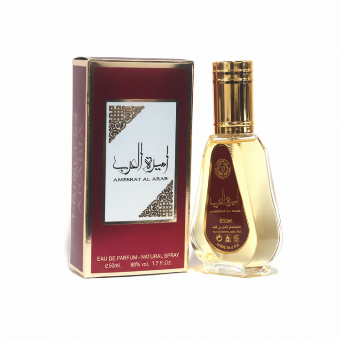 Ameerat Al Arab Mini Perfume 50ml by Ard Al Zaafaran fruity floral long-lasting fragrance
