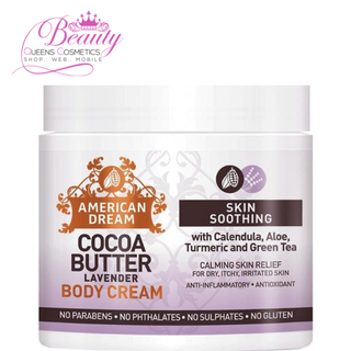American Dream Cocoa Butter Lavender Body Cream 500ml- Hydrate, Soothe & Relax