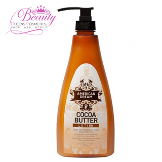 American Dream Cocoa Butter Lotion With Vitamin E – 750ml  Deep Moisture & Radiant Skin