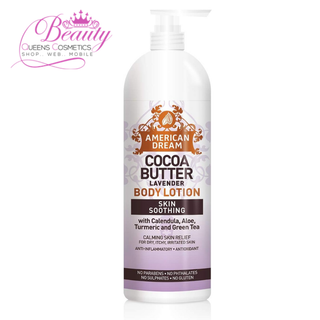 American Dream Lavender Cocoa Butter Lotion 500g- Soothing Hydration with Vitamin E
