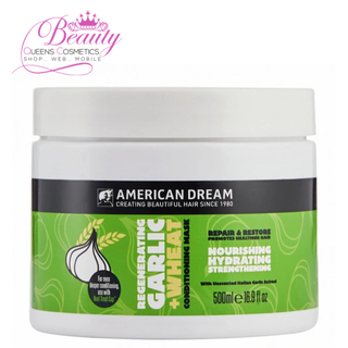 American Dream Regenerating Garlic + Wheat Hair Mask 500ml- Strengthen & Repair