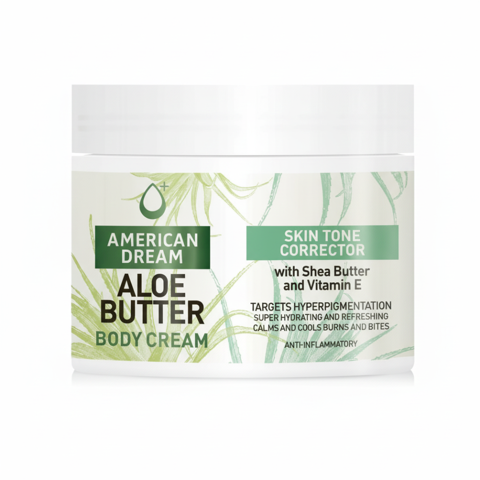 american dream aloe butter skin tone corrector cream brightening hydrating smooth even skin tone