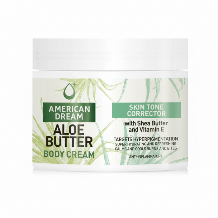 American Dream Aloe Butter Skin Tone Corrector Cream 500ml | Brighten & Hydrate